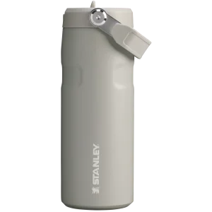 The IceFlow™ Bottle with Flip Straw Lid | 16 OZ - Ash